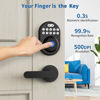 Picture of Keypad Door Lock with Handle, Easy to Install, Sifstal Smart Door Locks for Front Door, Keyless Entry Door Lock, Electronic Door Lock, Front Door Lock Set Keyless Entry