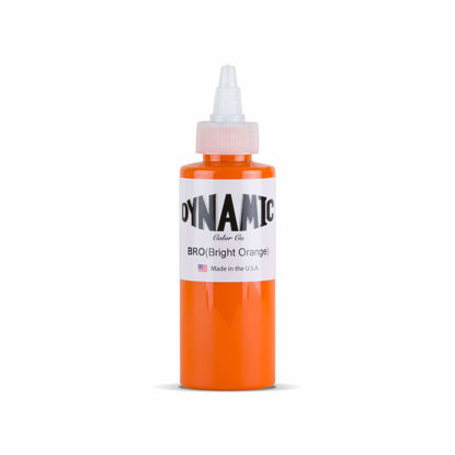 Picture of Dynamic Orange Tattoo Ink Bottle 4oz