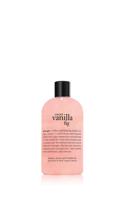 Picture of philosophy Sweet Vanilla Fig Shampoo, Shower Gel & Bubble Bath, 16 oz