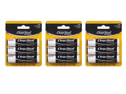 Picture of ChapStick Classic Original Skin Protectant (3-Count (Pack of 4), 0.15 Ounce Each)