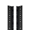 Picture of NavePoint 6U Vertical Rack Rail Pair DIY Kit with Hardware, Black