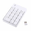 Picture of 2.4GHz Numeric Keypad Wireless USB Numeric Keypad Numpad Number with Mini USB Receiver 18 Keys for Laptop PC New(White)