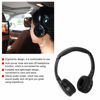 Picture of Terisass Wireless Car Headphones, 2 Channel IR Wireless Headphones for Kids, in Car Wireless DVD Headphones