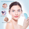 Picture of Facial Cleansing Brush,?2021 Upgraded?ETEREAUTY Waterproof Travel Face Brush with 4 Heads & Protective Case, Easy to Carry, Deep Cleansing Gentle Exfoliating for Face and Body, Blue