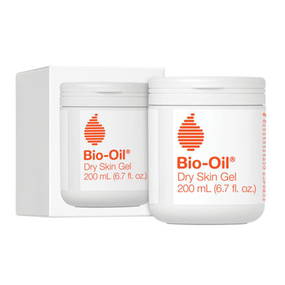 Picture of Bio-Oil Dry Skin Gel, Face and Body Moisturizer, Fast Absorbing Hydration, with Soothing Emollients and Vitamin B3, Non-Comedogenic, 6.7 Fl oz