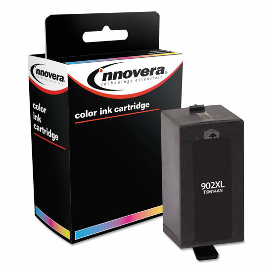 Picture of Innovera Remanufactured Black High-Yield Ink, Replacement for 902XL (T6M14AN), 825 Page-Yield