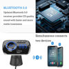 Picture of Arestech FM Transmitter Bluetooth 5.0 Hands-free Car Kit with Quick Charge QC 3.0 Car Radio Adapter with Microphone CVC Noise Reduction