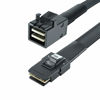 Picture of 2 Pack 12G Internal Mini SAS HD SFF-8643 to SFF-8087 Cable, 0.8m Internal Mini SAS to Mini SAS Cable, 36 Pin, with Sideband, 100 Ohm, Flexible, Support RAID, PCIE Controller, 0.8-Meter(2.6ft)