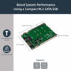 Picture of StarTech.com M.2 SATA SSD to 2.5in SATA Adapter - M.2 NGFF to SATA Converter - 7mm - Open-Frame Bracket (SAT32M225)