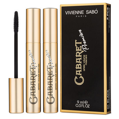 Picture of Vivienne Sabó Paris - Classic Everyday Mascara Cabaret Premiere, Cruelty Free, Black, Made in Europe, DUO Pack (2 pieces)