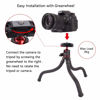 Picture of Camera Tripod, Famall Flexible Tripod Stand for Phone with Cold Shoe Phone Mount for iPhone Canon Nikon Sony Cameras