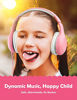 Picture of Kids Headphones with Microphone Over Ear/On Ear Wired Headphones for Kids with Volume Limit Switch 85dB/94dB and HD Sound Sharing Function for Children,Boys,Girls,Tablet,PC,School,Travel (Pink White)