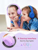 Picture of Kids Headphones with Microphone for School, Over Ear/On Ear Wired Headphones for Kids Boys Girls with Volume Limited 85dB/94dB and HD Sound Sharing Function for iPad/Tablet/PC/School/Travel