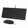 Picture of USB Keyboard and Mouse,Jelly Comb Ultra Thin Small Compact Wired Keyboard and Mouse High Definition Optical for Computers, Laptop, PC, Desktop, Laptop,Windows?Black?