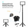 Picture of Andoer USB LED Video Light Kit, 3200K-5600K Photography Lighting 14-Level Dimmable with 148cm/58in Adjustable Height Tripod Stand, 5 Color Filters Triple Cold Shoe Mount, for Video Live Streaming