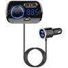 Picture of Bluetooth FM Transmitter for Car, Wireless Radio Adapter Car Music Player Car Receiver with Bluetooth FM Frequency Support Hands Free Call,Car Charger Dual USB Port,TF Card/AUX