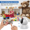 Picture of WiFi Camera Indoor Security Camera 2K 5GHz & 2.4GHz 360°Wireless WiFi Cameras for Baby/Elder/Dog/Pet Motion Detection, Audible Alarm, Easy Installation, Compatible with Alexa