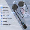 Picture of TNICER Motorcycle Helmet Bluetooth Headset,Bluetooth 5.3 Motorcycle Headset Communication Systems,Outdoor Helmet Earphone,Speakers Hands Free,IP67 Waterproof,Automatic Answering,Stereo Music