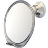 Picture of Luxo Shower Mirror, Shaving Mirror with a Razor Holder for Shower and Powerful Suction Cup - Shatterproof Shower Mirror fogless for Shaving, fogless Mirror for Shower and Tweezers