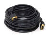 Picture of Monoprice Super VGA Cable - 50 Feet - Black | Male to Female with Ferrites for in-Wall Installation | Gold Plated, CL2 Rated