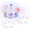 Picture of Colored Premade Fans Short Stem 500 Fans 10D Eyelash Extensions 0.07mm C/D Curl 13-16mm Single Length WENDY LASHES Russian Volume Pre-made Lash Extension (500PCS-10D-0.07-C, 16mm)