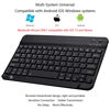 Picture of Ultra-Slim Bluetooth Keyboard and Mouse Combo Rechargeable Portable Wireless Keyboard Mouse Set for Apple iPad iPhone iOS 13 and Above Samsung Tablet Phone Smartphone Android Windows (Black)