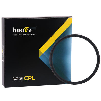 Picture of Haoge 82mm MC CPL Multicoated Circular Polarizer Polarizing Lens Filter for Canon EF 24-70mm 16-35mm f/2.8L II USM Lens, Fuji Fujifilm Fujinon GF 23mm F4 R LM WR Lens