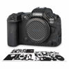 Picture of Kiorafoto Anti-Scratch Anti-Wear Camera Skin Cover Protector Film for Canon EOS R5 Camera Body Protective Decoration Sticker - Carbon Fiber Pattern Black