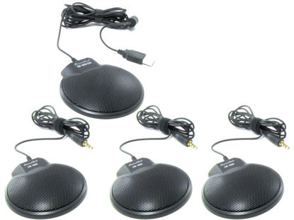 Picture of Sound Tech TableTop Conference Microphone Kit ,4 Microphones daisy chain, CM-1000USB CM-1000