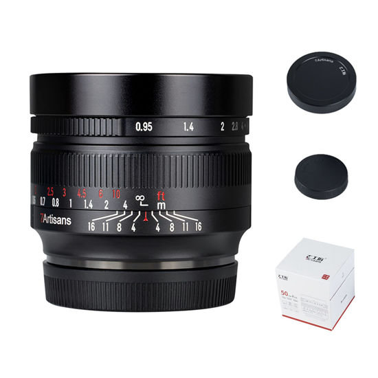 Picture of 7artisans 50mm F0.95 APS-C Manual Fixed Camera Lens for Fuji X-Mount Cameras