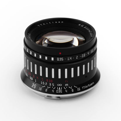 Picture of TTArtisan 35mm F0.95 APS-C Large Aperture Manual Focus Mirrorless Cameras Lens for EOS-RF Mount Compatible Like R7 APS-C Model R10 EOS R RP R5 R6