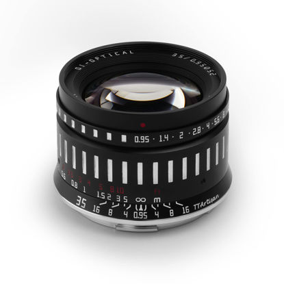 Picture of TTArtisan 35mm F0.95 APS-C Large Aperture Manual Focus Mirrorless Cameras Lens for L Mount Compatible Like T, TL, TL2, CL