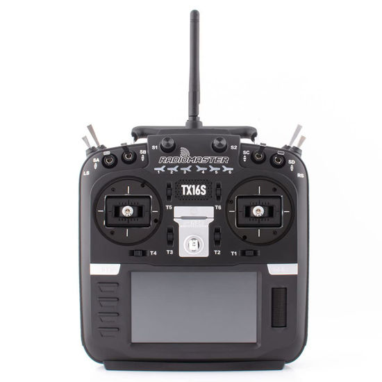 Picture of RadioMaster TX16S Mark II 2.4GHz 16 Channel EdgeTX Radio Transmitter Mode 2 (4-in-1 w/Hall Gimbals)