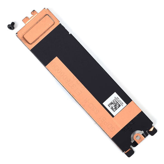 Picture of Slot 2 M.2 SSD Hard Drive Heatsink Cover with Thermal for Dell XPS 15 9520 9510 9500, Dell XPS 15 9520 9510 SSD Heatsink P/N: 04TW9C 4TW9C 3JJDG 03JJDG, for SSD-R