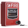 Picture of UHPPOTE Wired Emergency Fire Alarm Station 9-28VDC Conventional Dual Action Manual Call Point