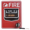 Picture of UHPPOTE Wired Emergency Fire Alarm Station 9-28VDC Conventional Dual Action Manual Call Point