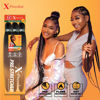 Picture of Sensationnel X-pression prestretched braiding hair - Kanekalon flame retardant smooth yaki braid hair extension 3X 58 inch (4 pack, 350)