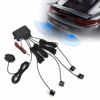 Picture of 12v Auto Radar System Car Vehicle Reverse Backup Sound Warning Parking Sensors Beep Alarm Buzzing Alert Universal Distance Detection Rear Reversing Assistance Kit Indicator Probe Reminder 30CM~150CM