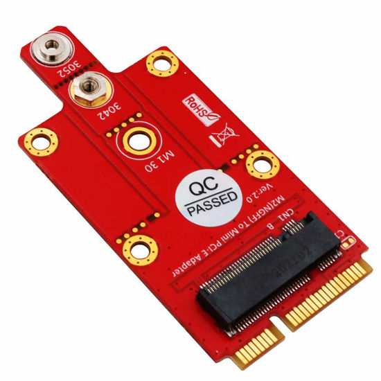 Picture of M.2 (NGFF) Key B to Mini PCI-E Adapter for 3G/4G/5G Module