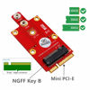 Picture of M.2 (NGFF) Key B to Mini PCI-E Adapter for 3G/4G/5G Module