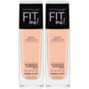 Picture of Maybelline New York Fit Me Dewy + Smooth Foundation Makeup, Ivory, 2 Count