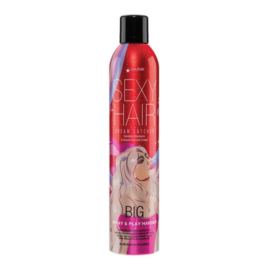 Picture of SexyHair Big Spray & Play Harder Firm Volumizing Hairspray, 10 Oz | Dream Catcher | All Day Hold and Shine | Up to 72 Hour Humidity Resistance