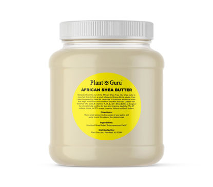 Picture of Raw African Shea Butter 3 lbs. Bulk 100% Pure Natural Unrefined IVORY Grade A - Ideal Moisturizer For Dry Skin, Body, Face And Hair Growth. Great For DIY Soap and Lip balm Making.
