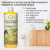 Picture of Carolina Castile Soap Unscented Castile Soap Liquid - 32 oz Vegan & Pure Organic Soap Concentrated Non Drying All Natural Formula Good for Sensitive Skin (32 Ounces)