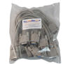 Picture of Your Cable Store 1 Foot DB9 9 Pin Serial Port Y Cable 1 Male / 2 Female RS232 5 Pack