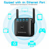 Picture of Blueendless WiFi Extender, WiFi Signal Booster WiFi Range Extender up to 300Mbps with Ethernet Port, WiFi Repeater to Extend WiFi Signal Coverage for Home Devices