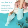 Picture of Barefoot Scientist Sleep On It Overnight Moisturizing Gel Socks, Low Profile Ankle Socks, Nourish Your Feet (Grey, L)