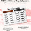 Picture of Luxillia Magnetic Eyelashes with Eyeliner, Most Natural Looking Magnetic Lashes Kit with Applicator, Best 8D, 3D Look, Reusable Fake Eye Lash, No Glue, Strongest Waterproof Liquid Liner