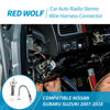 Picture of RED WOLF Replacement for Nissan Suzuki 2007-2018 Radio Wire Harness SWC Interface Module Install W/Steering Wheel Switch Control Wire + Stereo Antenna Adapter