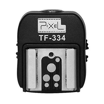 Picture of Pixel Hotshoe Adapter with Pc Port for Sony A7 A7S A7SII A7R A7RII A7II NEX6 RX1 RX1R RX10 RX100II HX50 A6000 A6300 to Canon Nikon Flash Speedlite and Flash Trigger